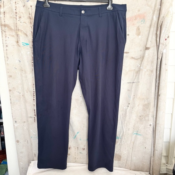 Lululemon ABC Classic-Fit Trouser 32" Warpstreme, True Navy - Picture 1 of 6